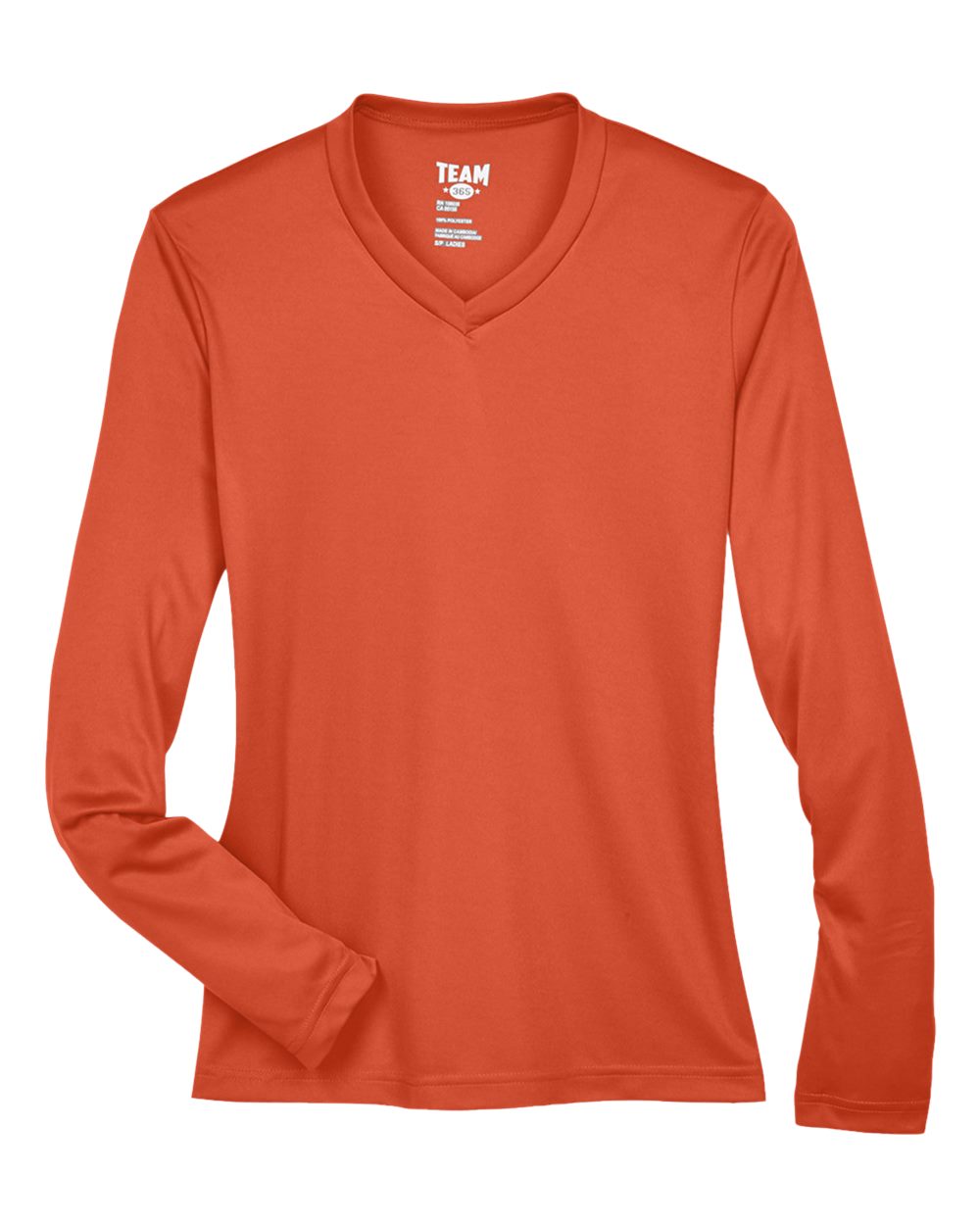 Team 365 Women's Zone Performance Long Sleeve T-Shirt - TT11WL Sport Orange