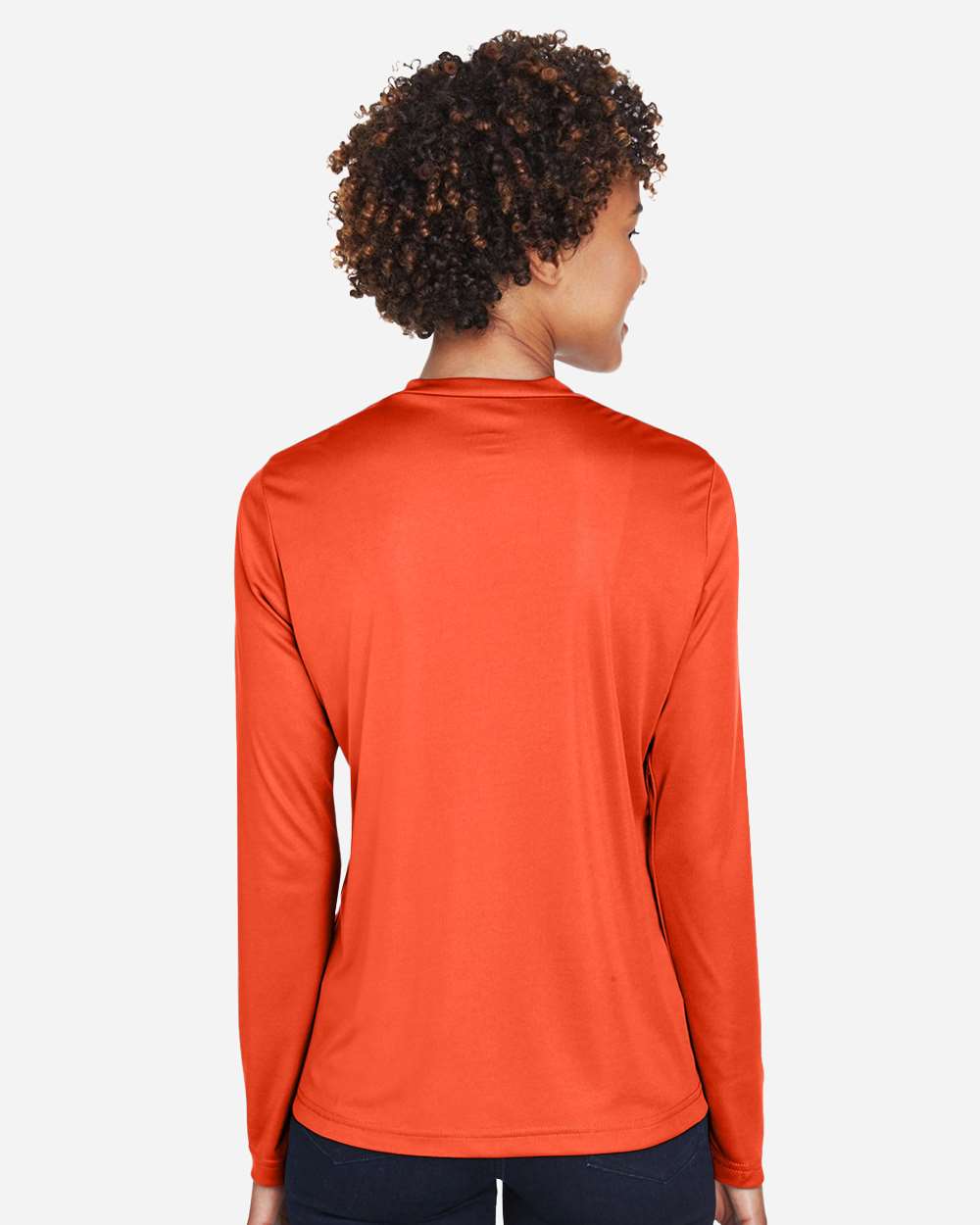 Team 365 Women's Zone Performance Long Sleeve T-Shirt - TT11WL Sport Orange