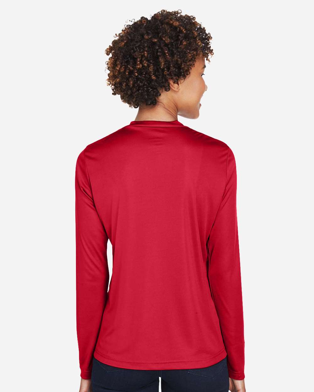 Team 365 Women's Zone Performance Long Sleeve T-Shirt - TT11WL Sport Red