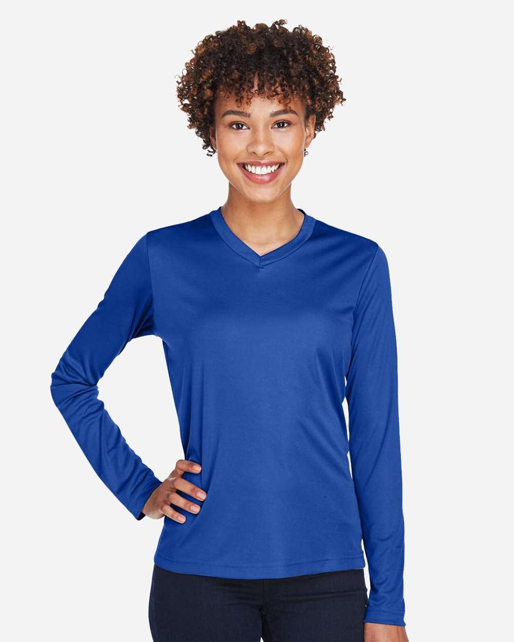 Team 365 Women's Zone Performance Long Sleeve T-Shirt - TT11WL Sport Royal