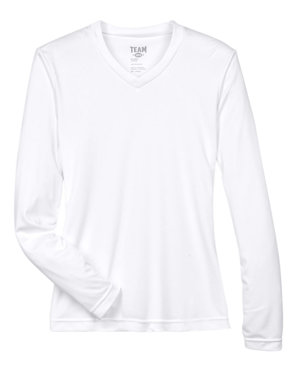 Team 365 Women's Zone Performance Long Sleeve T-Shirt - TT11WL White