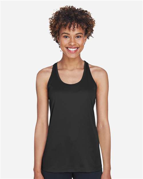 Team 365 Women's Zone Performance Racerback Tank - TT11WRC Black