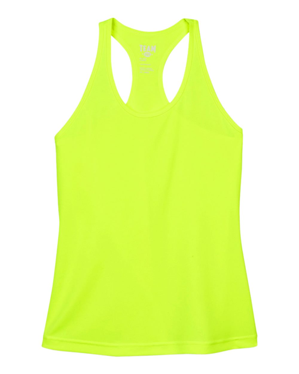 Team 365 Women's Zone Performance Racerback Tank - TT11WRC Safety Yellow