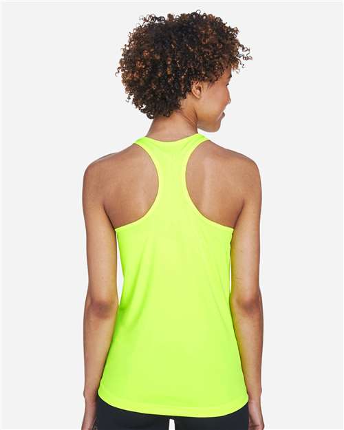 Team 365 Women's Zone Performance Racerback Tank - TT11WRC Safety Yellow