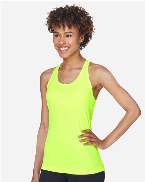 Team 365 Women's Zone Performance Racerback Tank - TT11WRC Safety Yellow