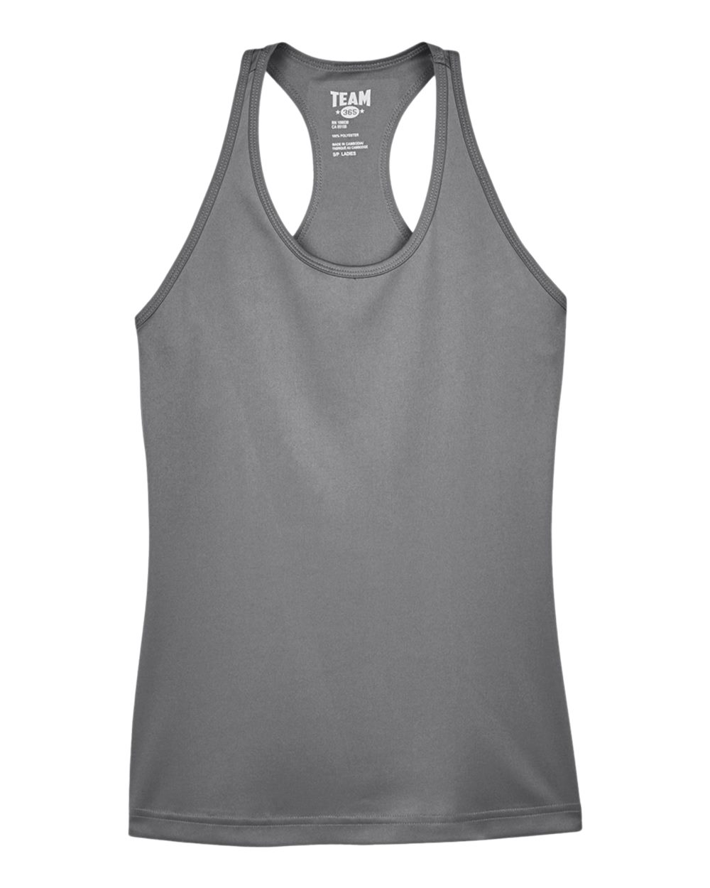Team 365 Women's Zone Performance Racerback Tank - TT11WRC Sport Graphite