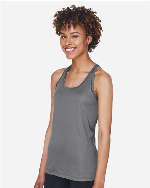 Team 365 Women's Zone Performance Racerback Tank - TT11WRC Sport Graphite