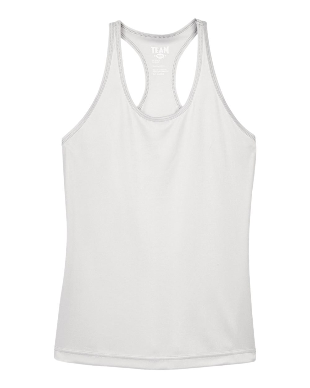 Team 365 Women's Zone Performance Racerback Tank - TT11WRC Sport Silver