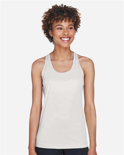 Team 365 Women's Zone Performance Racerback Tank - TT11WRC Sport Silver