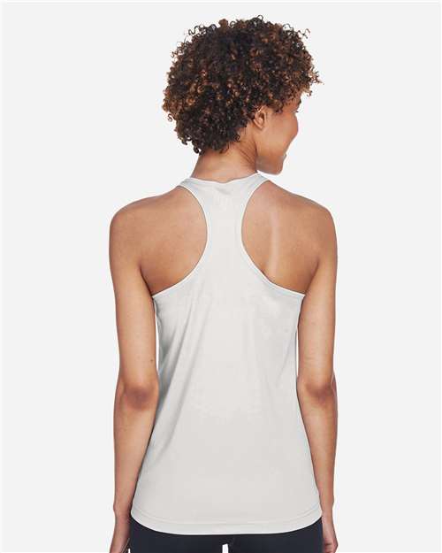Team 365 Women's Zone Performance Racerback Tank - TT11WRC Sport Silver