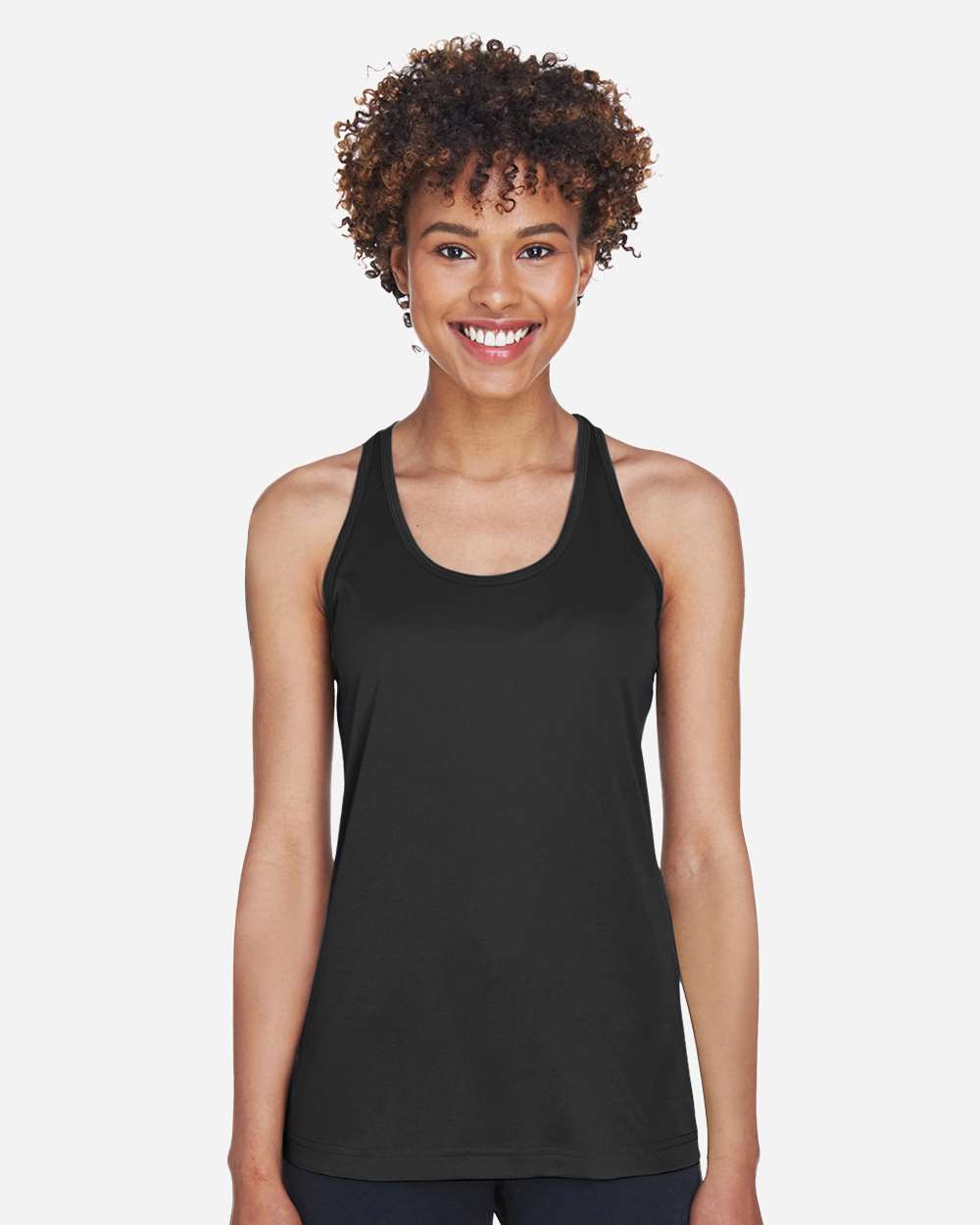 Team 365 Women's Zone Performance Racerback Tank - TT11WRC Black