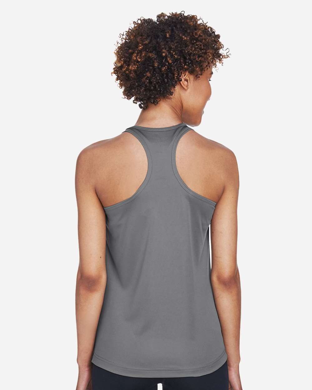 Team 365 Women's Zone Performance Racerback Tank - TT11WRC Sport Graphite