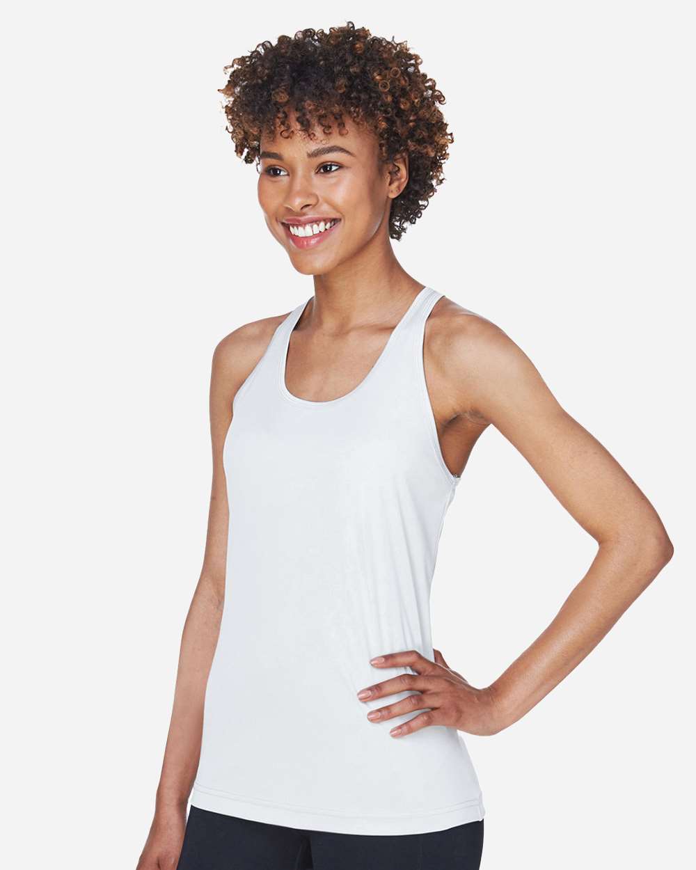 Team 365 Women's Zone Performance Racerback Tank - TT11WRC White