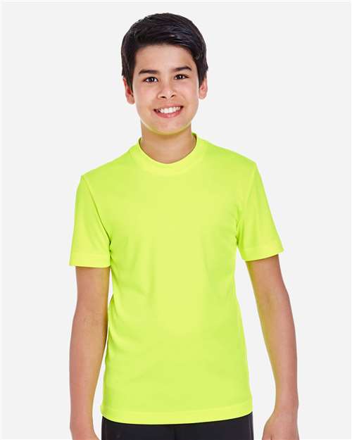 Team 365 Youth Zone Performance T-Shirt - TT11Y Safety Yellow