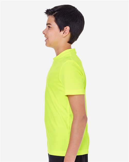Team 365 Youth Zone Performance T-Shirt - TT11Y Safety Yellow