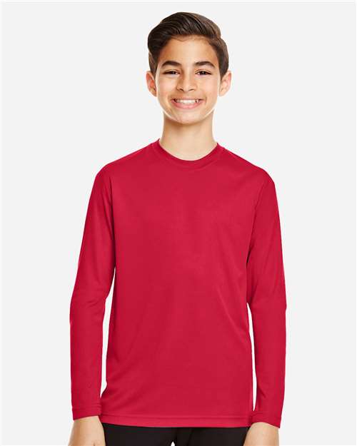 Team 365 Youth Zone Performance Long Sleeve T-Shirt - TT11YL Sport Red