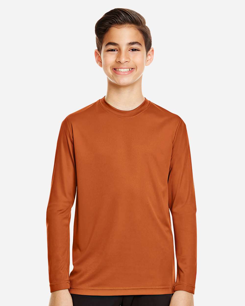 Team 365 Youth Zone Performance Long Sleeve T-Shirt - TT11YL Sport Burnt Orange
