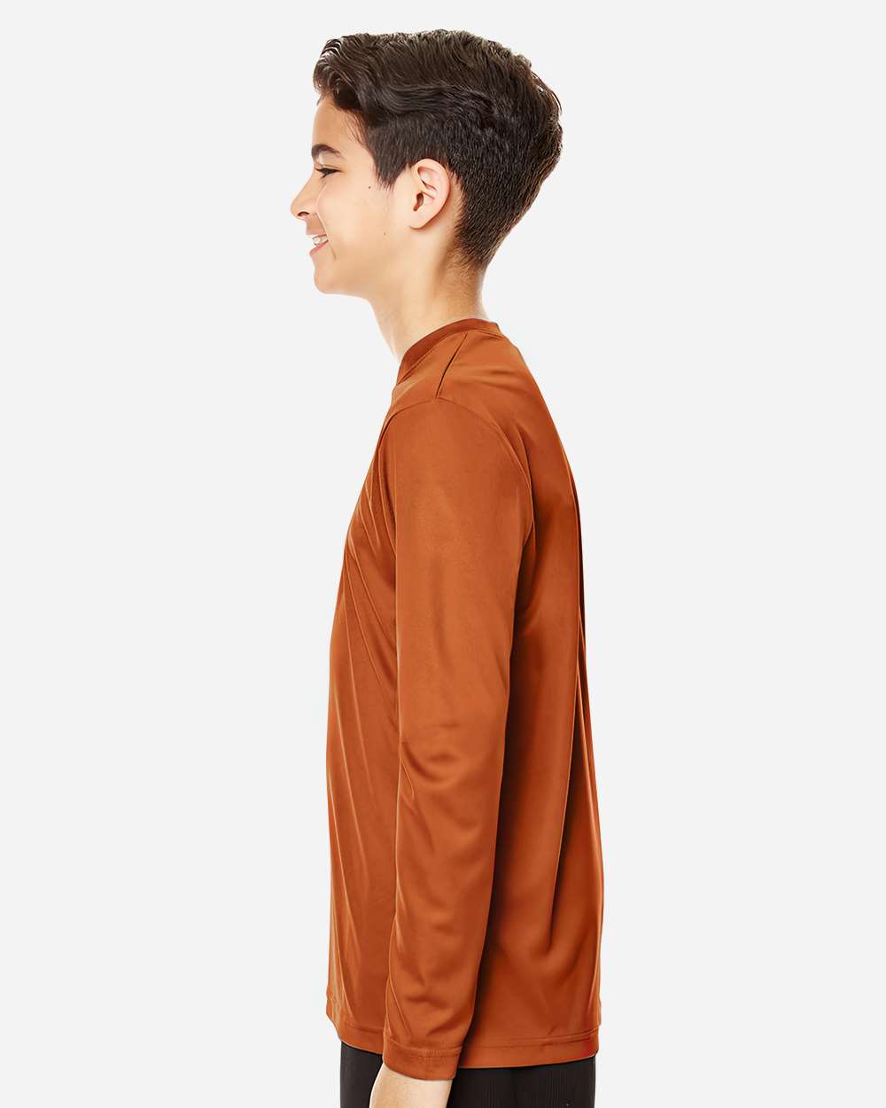 Team 365 Youth Zone Performance Long Sleeve T-Shirt - TT11YL Sport Burnt Orange