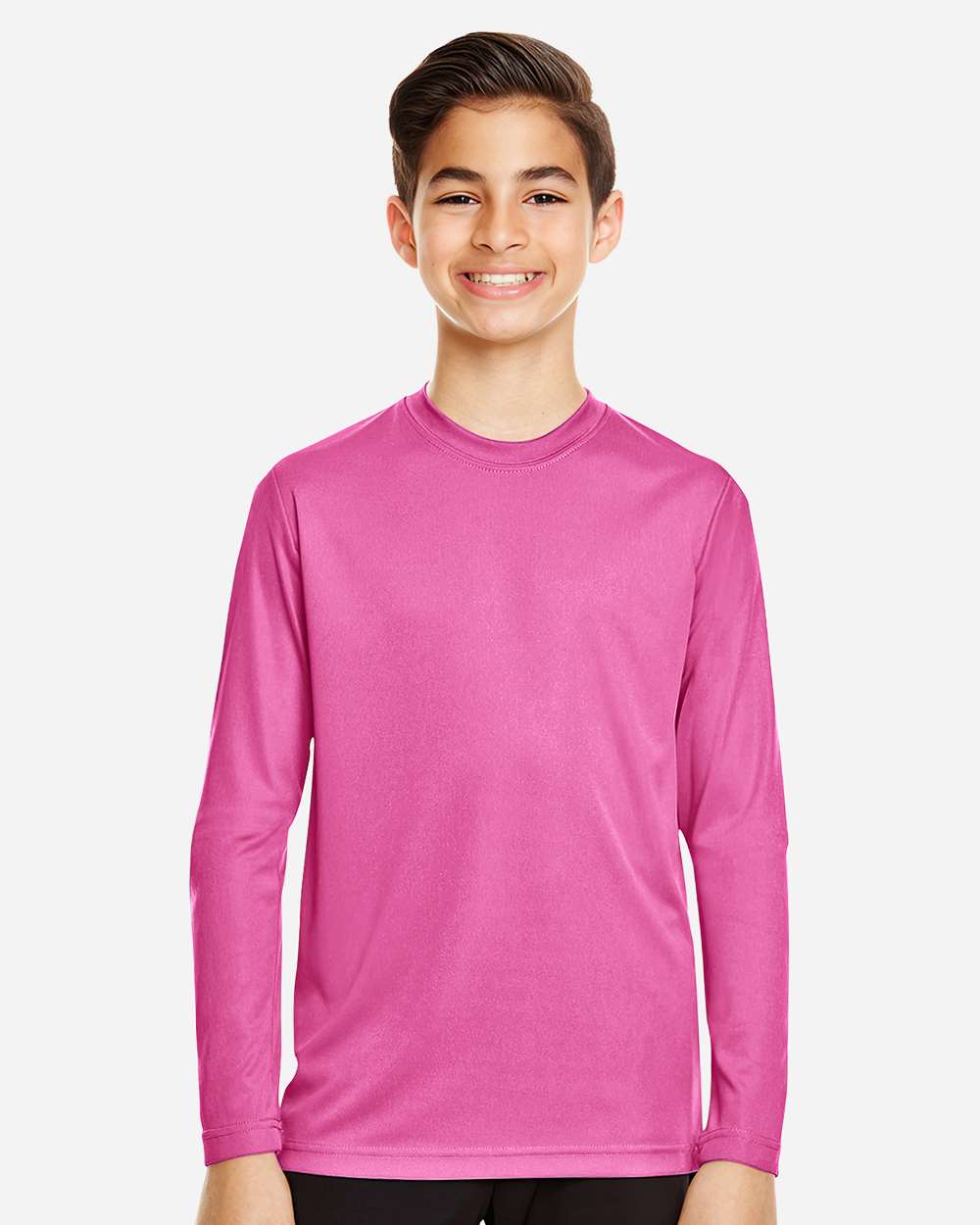 Team 365 Youth Zone Performance Long Sleeve T-Shirt - TT11YL Sport Charity Pink