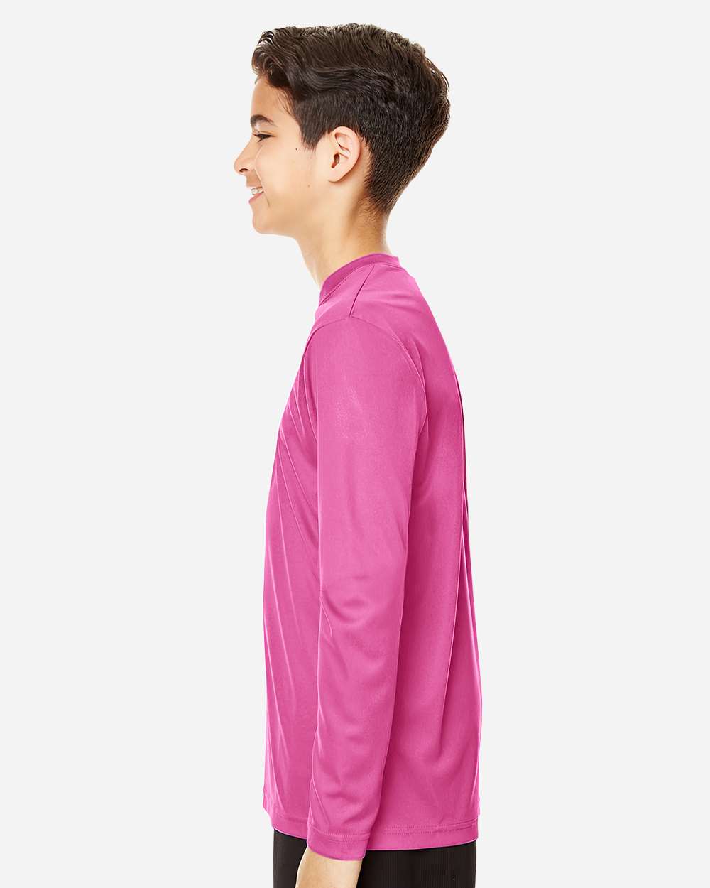 Team 365 Youth Zone Performance Long Sleeve T-Shirt - TT11YL Sport Charity Pink