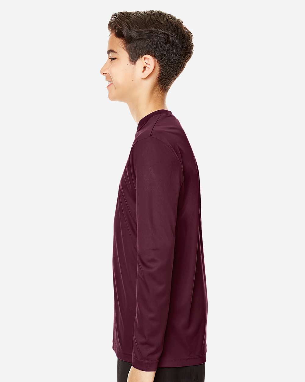 Team 365 Youth Zone Performance Long Sleeve T-Shirt - TT11YL Sport Dark Maroon