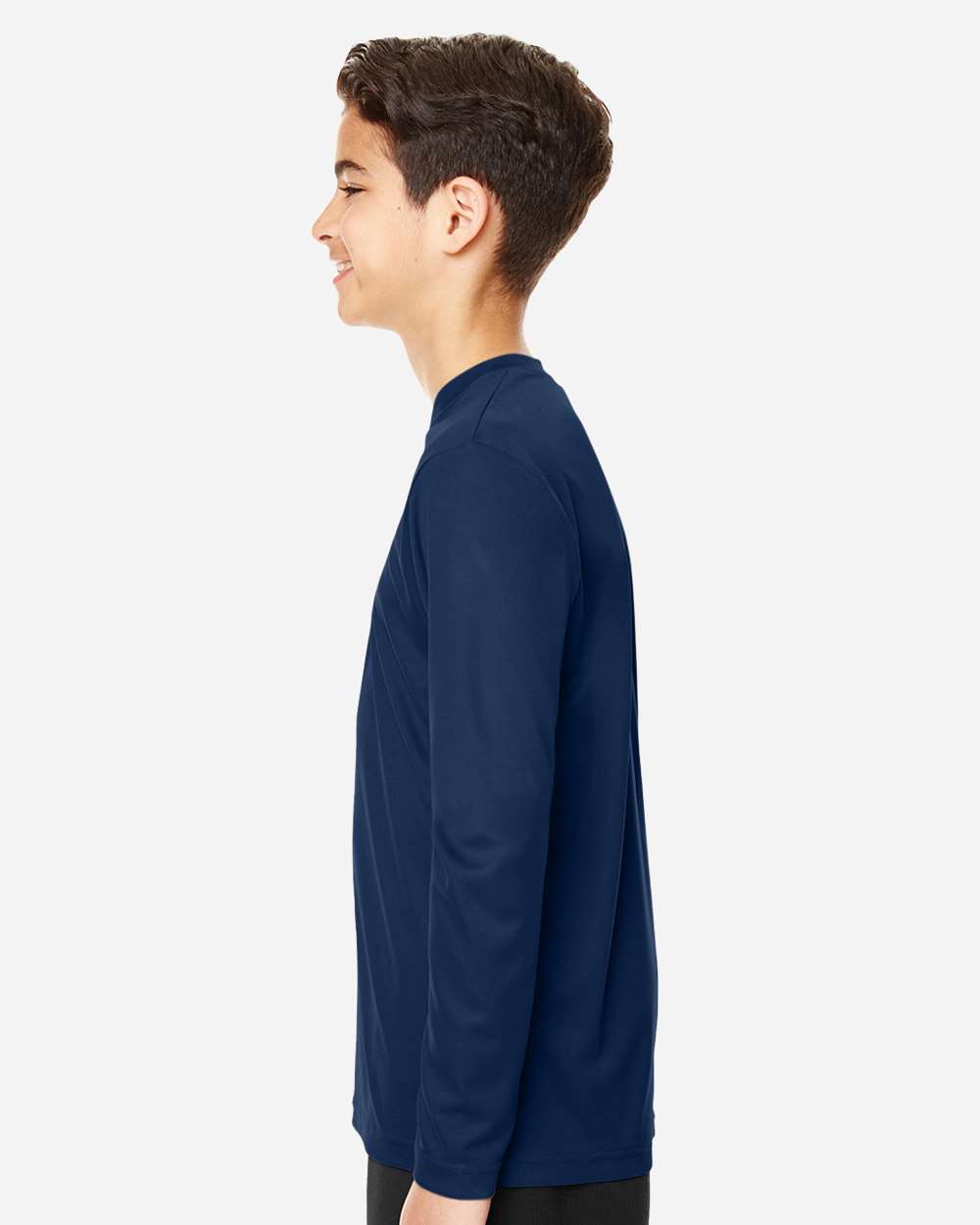 Team 365 Youth Zone Performance Long Sleeve T-Shirt - TT11YL Sport Dark Navy