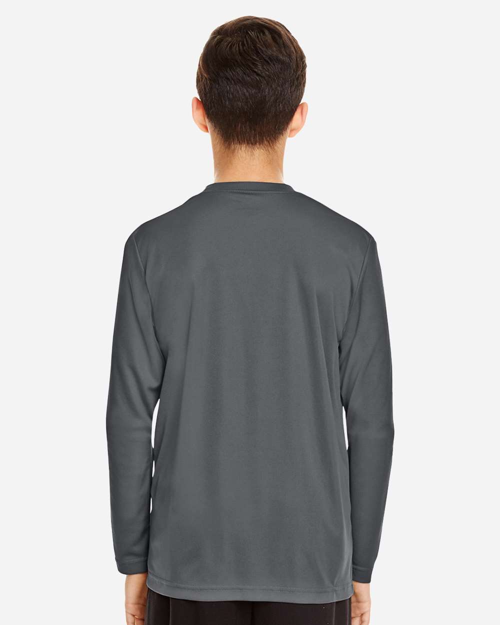 Team 365 Youth Zone Performance Long Sleeve T-Shirt - TT11YL Sport Graphite