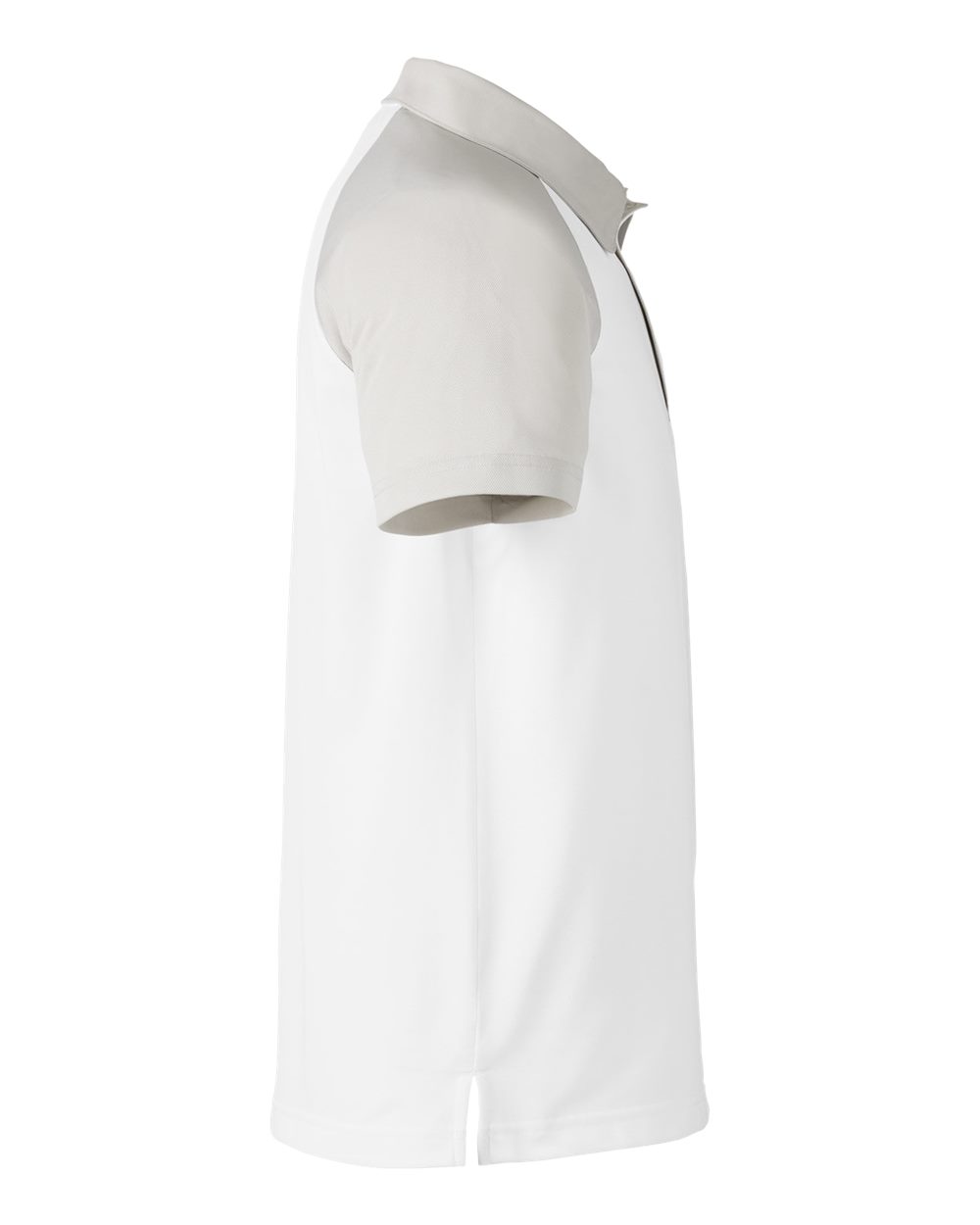 Team 365 Men's Command Snag-Protection Colorblock Polo - TT21C White- Sport Silver