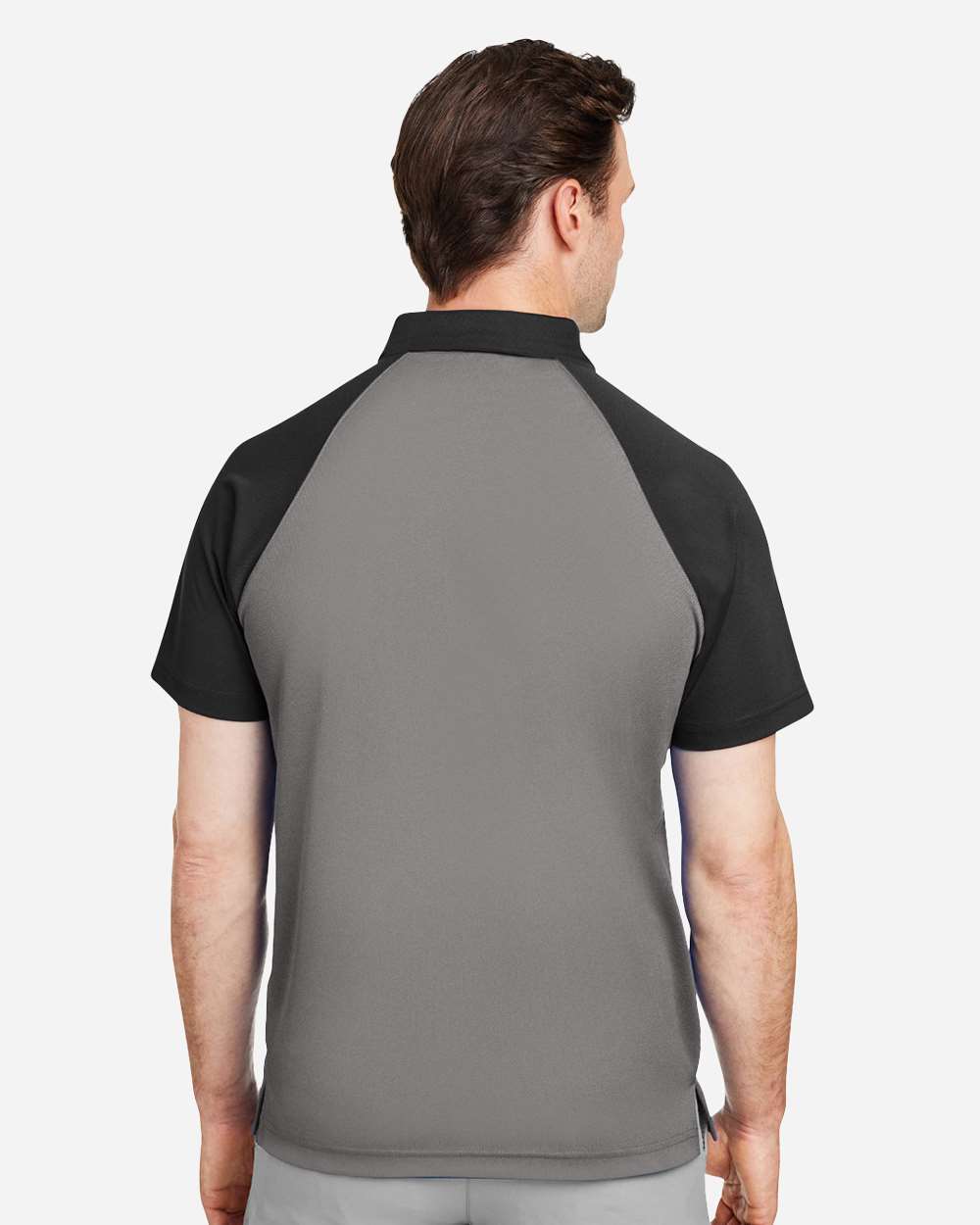 Team 365 Men's Command Snag-Protection Colorblock Polo - TT21C Sport Graphite- Black