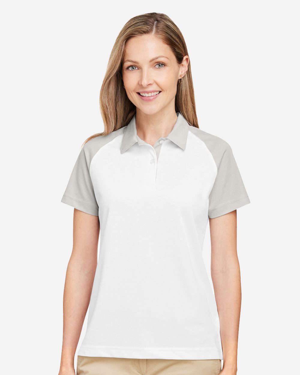 Team 365 Women's Command Snag-Protection Colorblock Polo - TT21CW