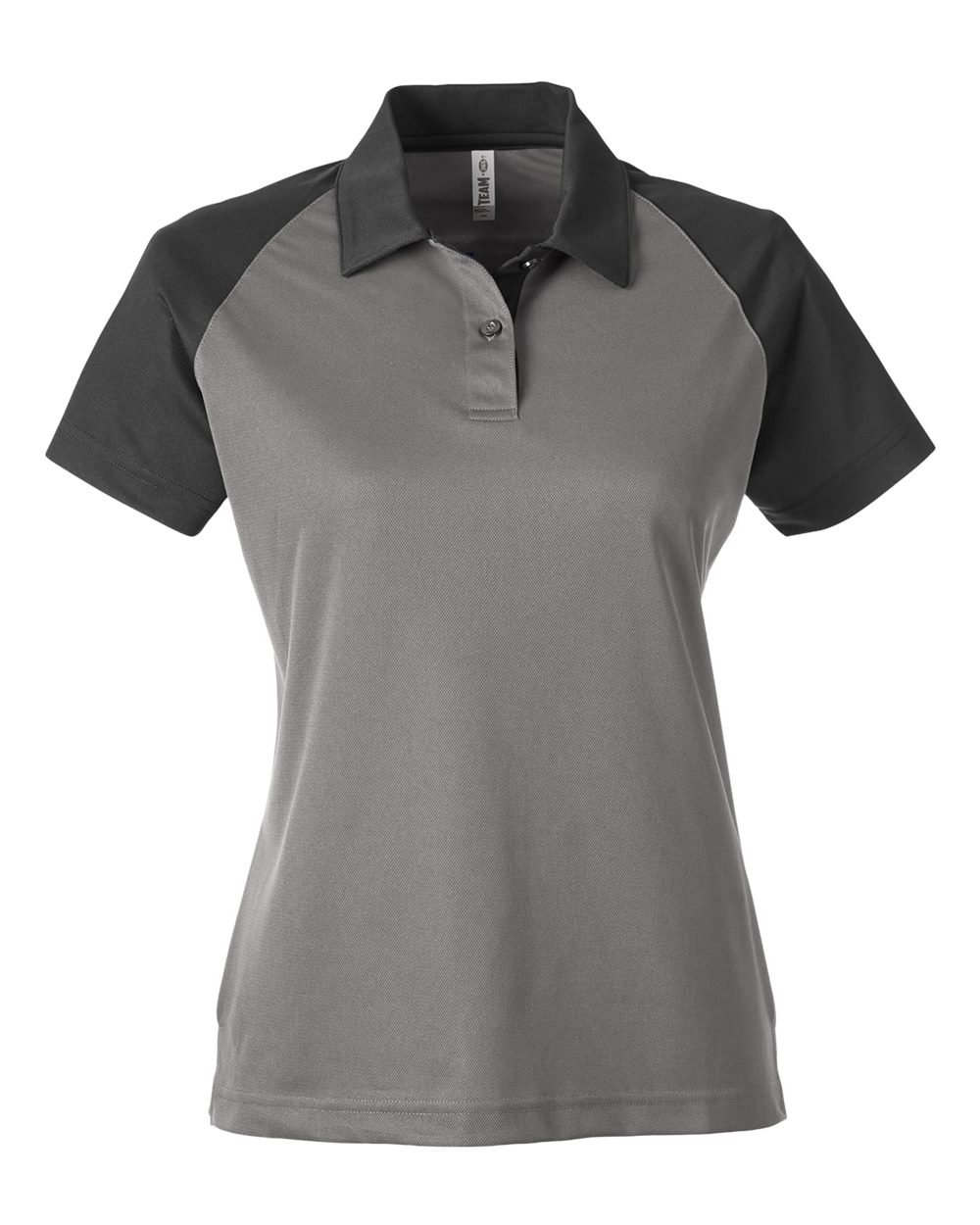Team 365 Women's Command Snag-Protection Colorblock Polo - TT21CW Sport Graphite- Black