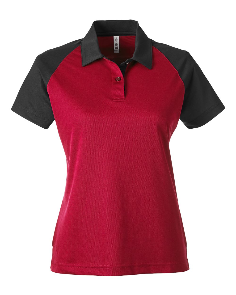 Team 365 Women's Command Snag-Protection Colorblock Polo - TT21CW Sport Red- Black