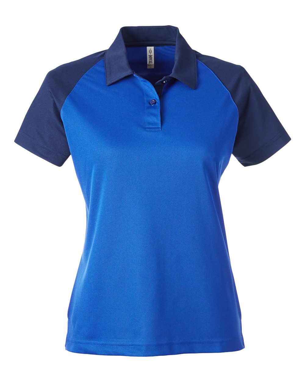 Team 365 Women's Command Snag-Protection Colorblock Polo - TT21CW Sport Royal- Sport Dark Navy