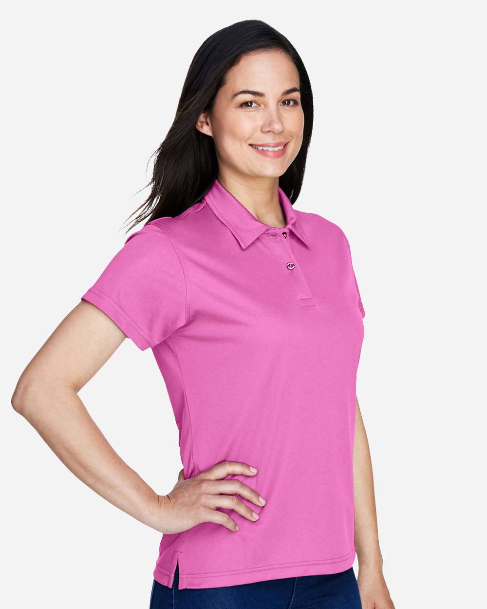 Team 365 Women's Command Snag Protection Polo - TT21W Sport Charity Pink