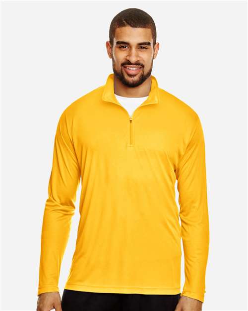 Team 365 Men's Zone Performance Quarter-Zip Pullover - TT31 Sport Athletic Gold