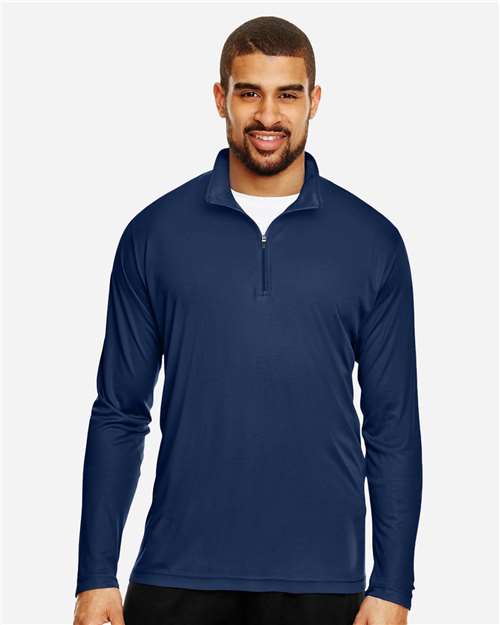 Team 365 Men's Zone Performance Quarter-Zip Pullover - TT31 Sport Dark Navy