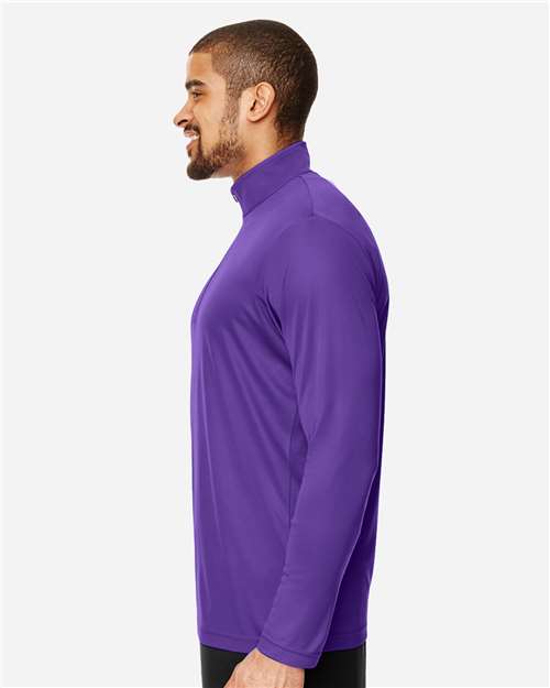 Team 365 Men's Zone Performance Quarter-Zip Pullover - TT31 Sport Purple
