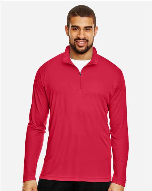 Team 365 Men's Zone Performance Quarter-Zip Pullover - TT31 Sport Red