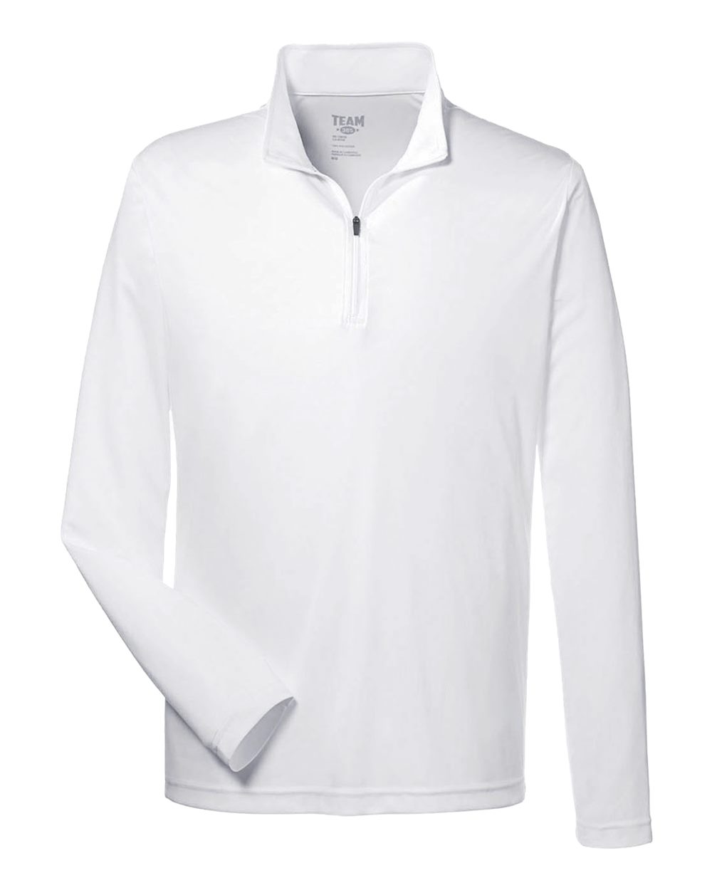 Team 365 Men's Zone Performance Quarter-Zip Pullover - TT31 White