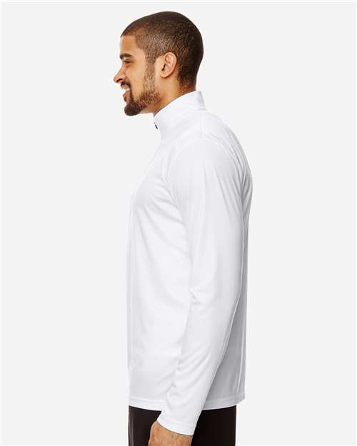Team 365 Men's Zone Performance Quarter-Zip Pullover - TT31 White