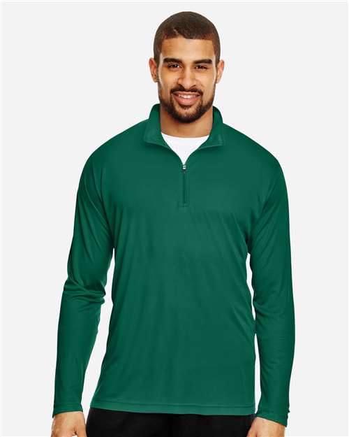 Team 365 Men's Zone Performance Quarter-Zip Pullover - TT31 Sport Forest