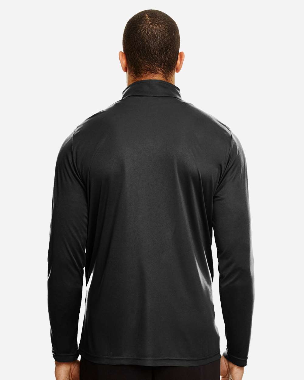 Team 365 Men's Zone Performance Quarter-Zip Pullover - TT31 Black