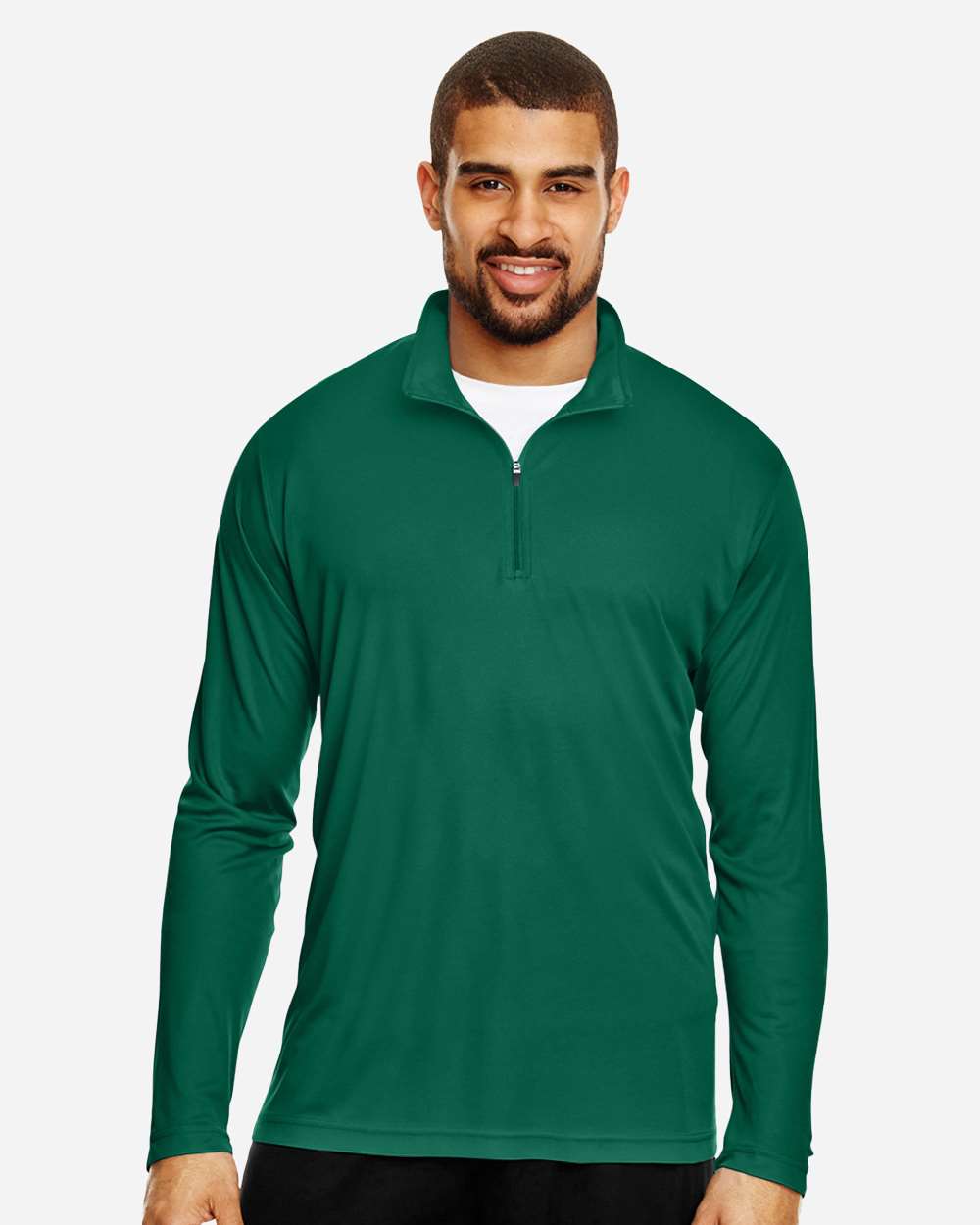 Team 365 Men's Zone Performance Quarter-Zip Pullover - TT31 Sport Forest