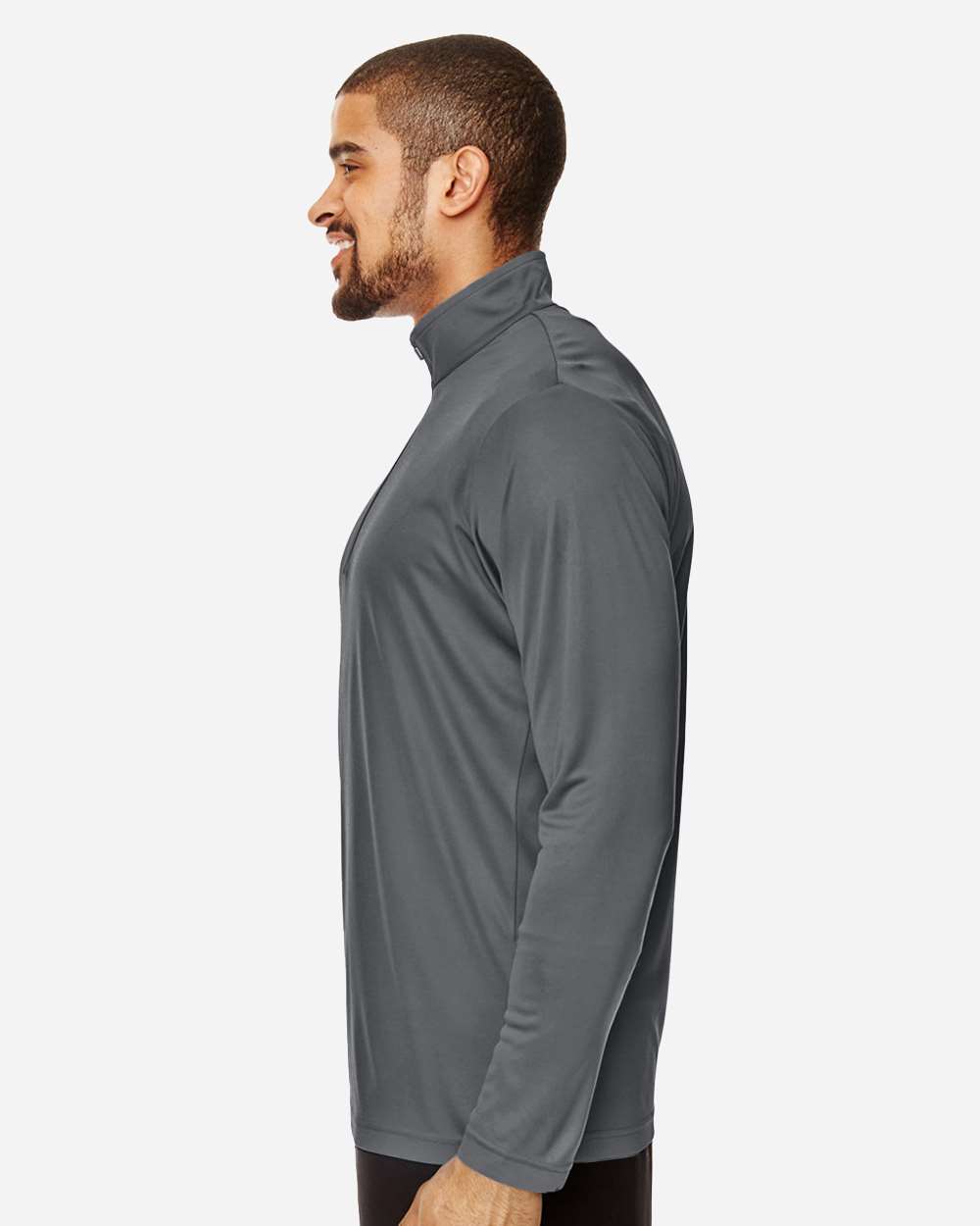 Team 365 Men's Zone Performance Quarter-Zip Pullover - TT31 Sport Graphite