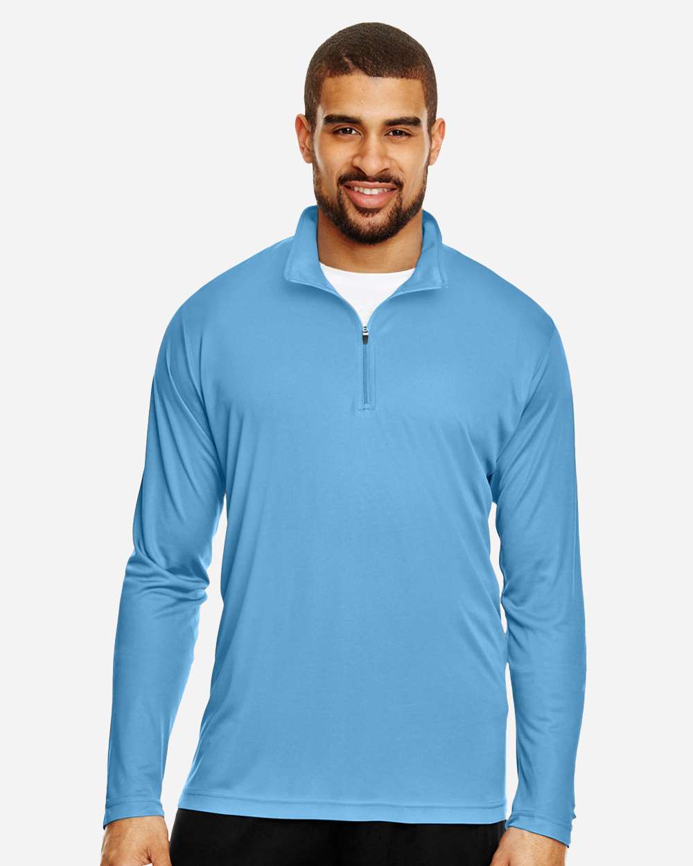 Team 365 Men's Zone Performance Quarter-Zip Pullover - TT31 Sport Light Blue
