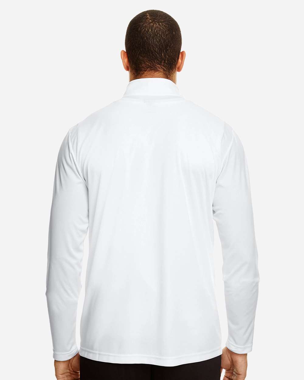 Team 365 Men's Zone Performance Quarter-Zip Pullover - TT31 White