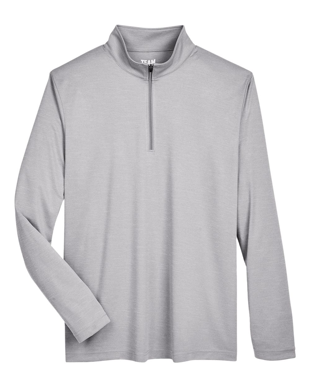 Team 365 Men's Zone Sonic Heather Performance Quarter-Zip Pullover - TT31H Athletic Heather