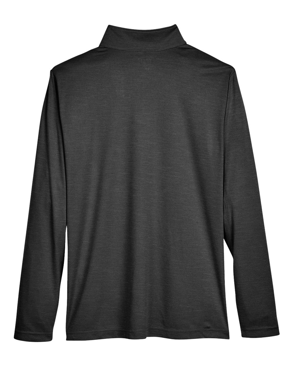 Team 365 Men's Zone Sonic Heather Performance Quarter-Zip Pullover - TT31H Black Heather