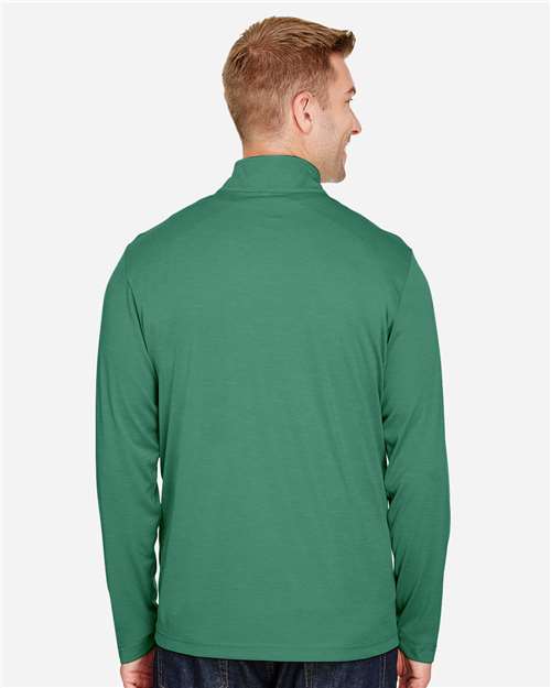 Team 365 Men's Zone Sonic Heather Performance Quarter-Zip Pullover - TT31H Sport Forest Heather