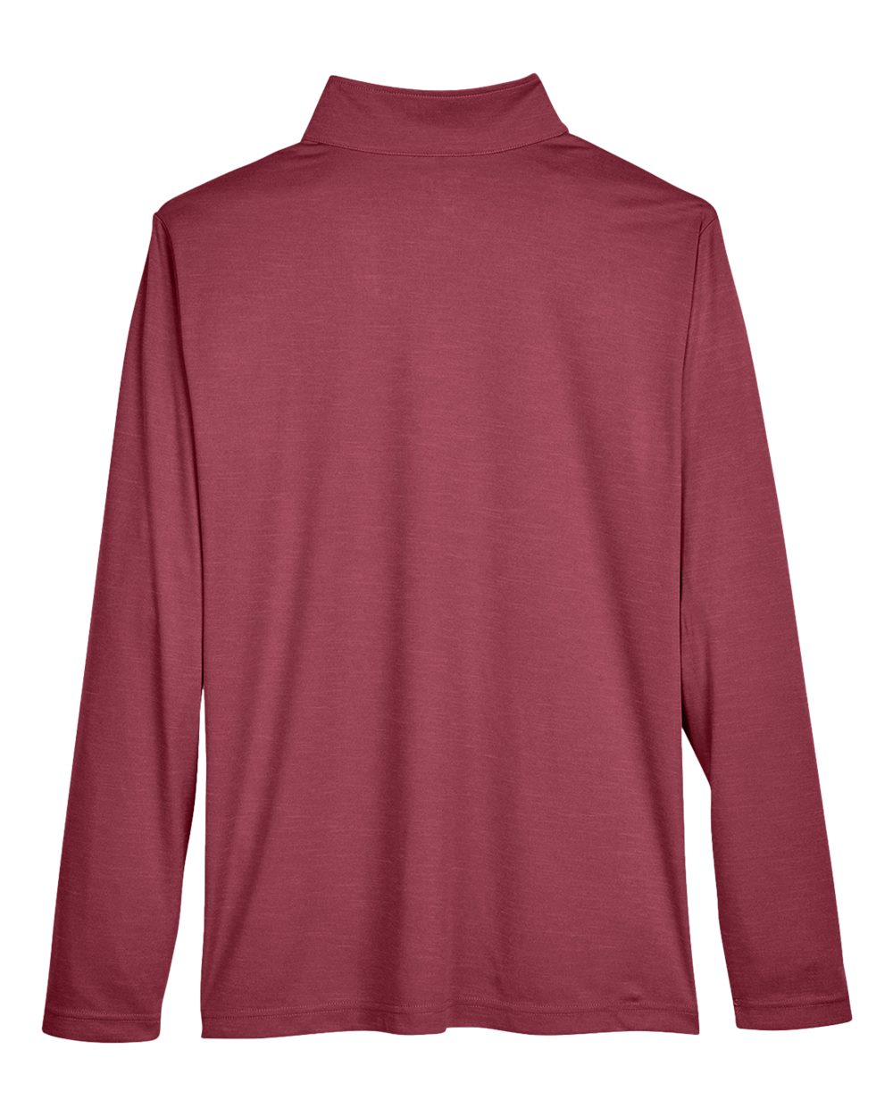 Team 365 Men's Zone Sonic Heather Performance Quarter-Zip Pullover - TT31H Sport Maroon Heather